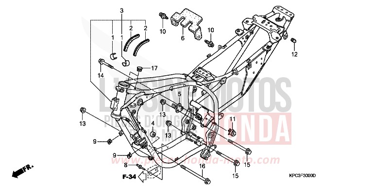 RAHMENKOERPER (XL125V1/2/3/4/5/6) von Varadero 125 SPANGLE SILVER METALLIC (NHA49) von 2006